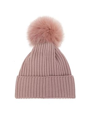 cappello in lana vergine rosa MONCLER KIDS | J29543B00014M113151A